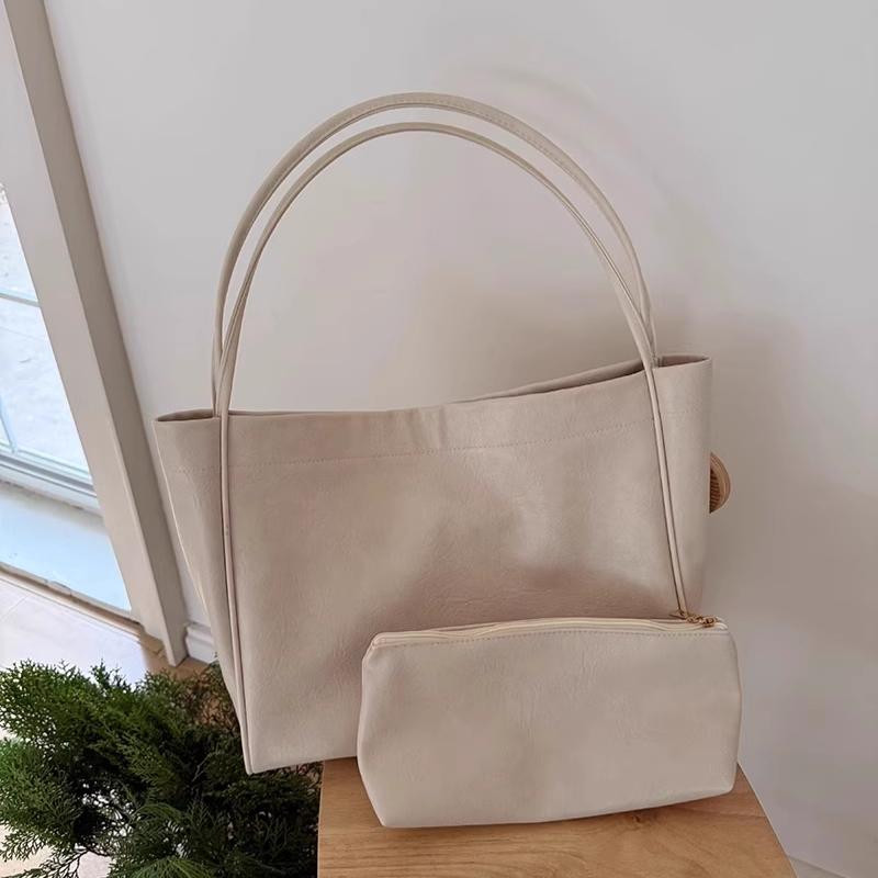 Fashion Large Capacity Women s Composite Shoulder Bags Commute Solid Color Ladies Tote Bag PU Leather Female Handbags with Purse
Fashion Large Capacity Women s Composite Shoulder Bags Commute Solid Color Ladies Tote Bag PU Leather Female Handbags with Purse