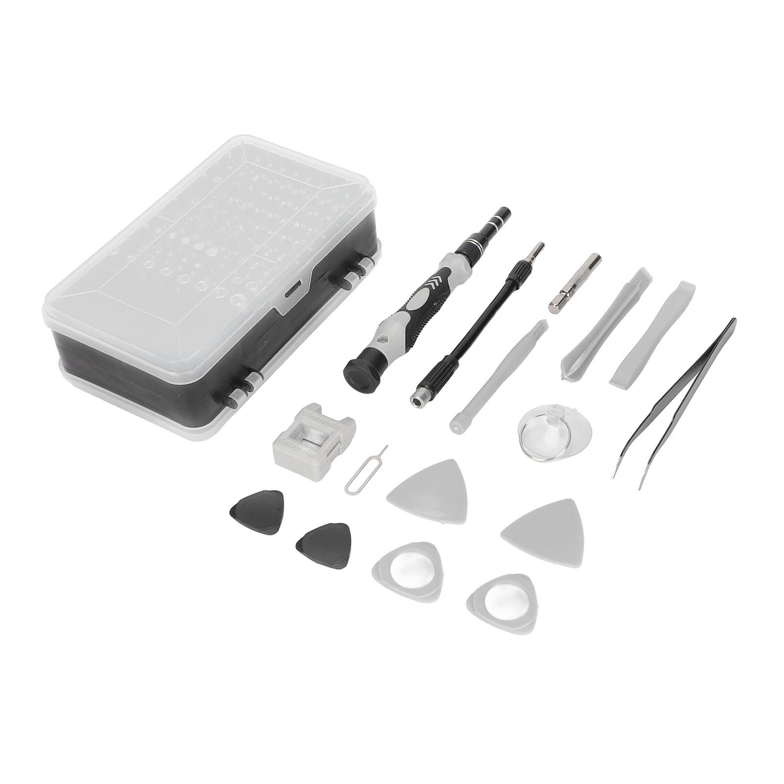Electronics Screwdriver Set 115 in 1 Magnetic Mini Accuracy Screwdriver Kit with Box for PC Cellphone Watch Repair
Electronics Screwdriver Set 115 in 1 Magnetic Mini Accuracy Screwdriver Kit with Box for PC Cellphone Watch Repair