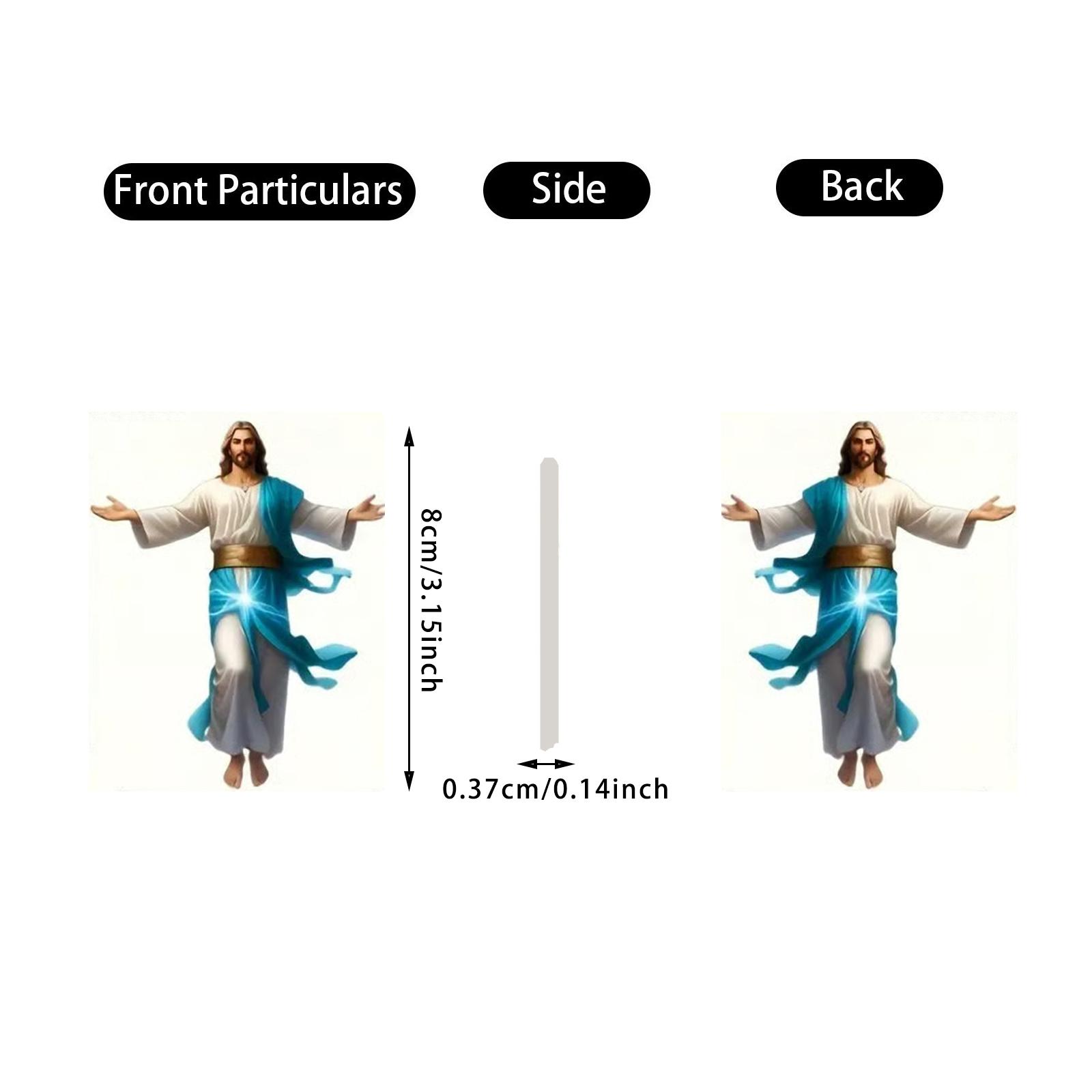 Jesus Pendant Acrylic 2d Hanging Christmas Tree Pendant Followed By Holiday Car Decoration Jesus Necklace Pendant One Size білий
Jesus Pendant Acrylic 2d Hanging Christmas Tree Pendant Followed By Holiday Car Decoration Jesus Necklace Pendant One Size білий
