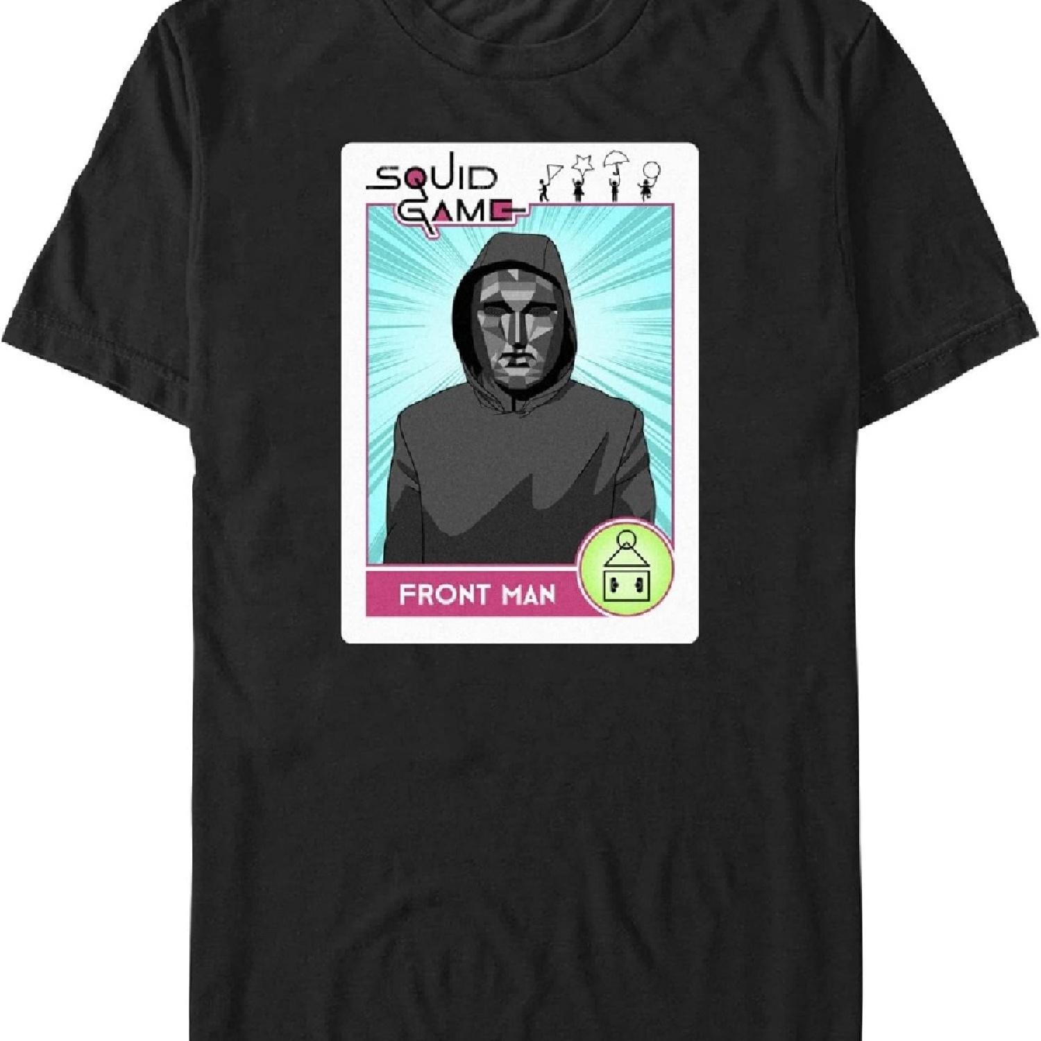 Мужская футболка с картой Фронтмена из игры «Игра в кальмара» XXXXXL чёрный
Мужская футболка с картой Фронтмена из игры «Игра в кальмара» XXXXXL чёрный