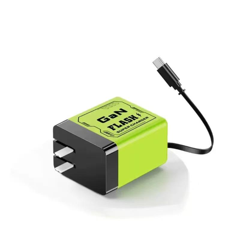120W GaN Fast Charger with Retractable Type-C Cable - US Standard, Wide Voltage
120W GaN Fast Charger with Retractable Type-C Cable - US Standard, Wide Voltage