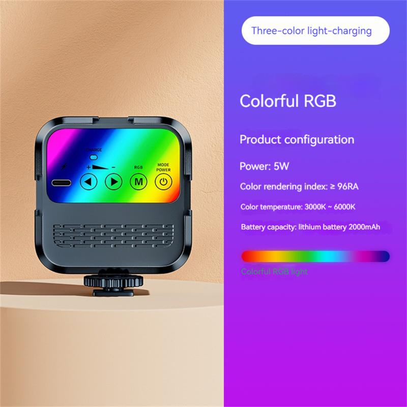 Портативные RGB-видеолампы с 3 холодными башмаками, 3000-6000K, 360°, полноцветные, 2000 мАч, аккумуляторная батарея
Портативные RGB-видеолампы с 3 холодными башмаками, 3000-6000K, 360°, полноцветные, 2000 мАч, аккумуляторная батарея