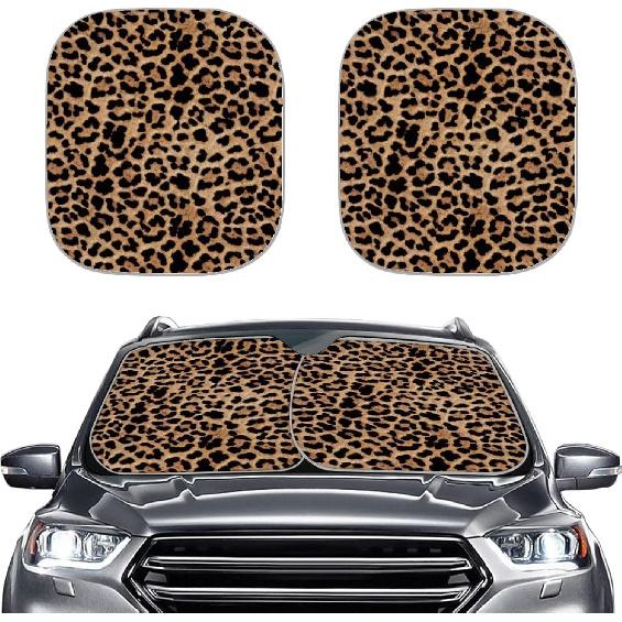 Black Leopard Print Sun Visor for Car 2 PCS Windshield Sun Shade Foldable,Sunshade Protect Auto Sun Heat and UV Rays Blocker Unverisal Fit Trucks SUV цветной печати леопарда
Black Leopard Print Sun Visor for Car 2 PCS Windshield Sun Shade Foldable,Sunshade Protect Auto Sun Heat and UV Rays Blocker Unverisal Fit Trucks SUV цветной печати леопарда