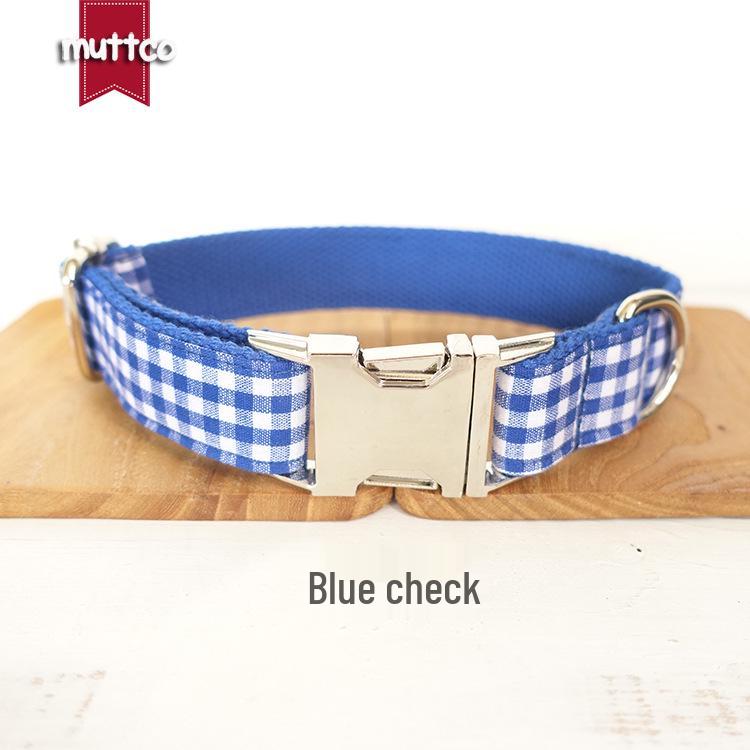 Blue Plaid Dog Collar - Unique Personality Pet Accessory Small
Blue Plaid Dog Collar - Unique Personality Pet Accessory Small
