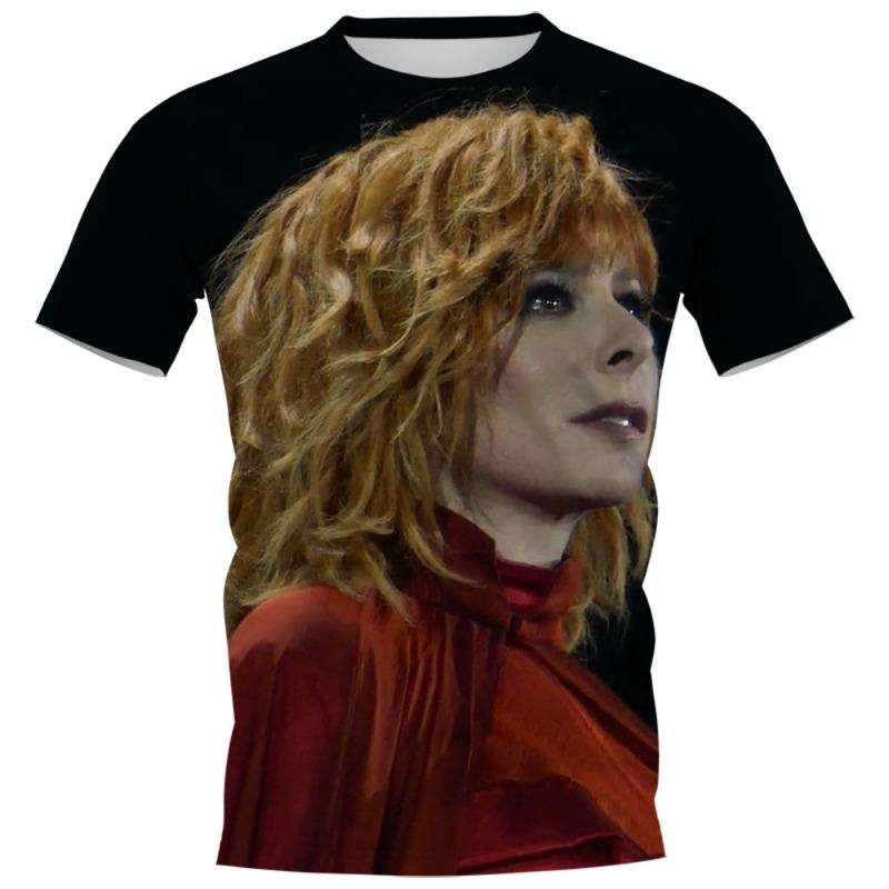 Summer Mylene Farmer T-Shirts Singer 3D Print Streetwear Men Women Casual Oversized Short Sleeve T Shirt Kids Tees Tops Clothing 110
Summer Mylene Farmer T-Shirts Singer 3D Print Streetwear Men Women Casual Oversized Short Sleeve T Shirt Kids Tees Tops Clothing 110
