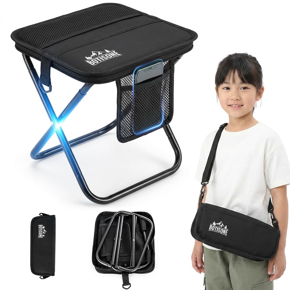 BOTISONE 100kg load Folding Chair with Storage Easy to Shoulder Aluminum Alloy 600D Oxford Structure Ideal for Time Black [Ultra-lightweight 370g, чёрный
BOTISONE 100kg load Folding Chair with Storage Easy to Shoulder Aluminum Alloy 600D Oxford Structure Ideal for Time Black [Ultra-lightweight 370g, чёрный