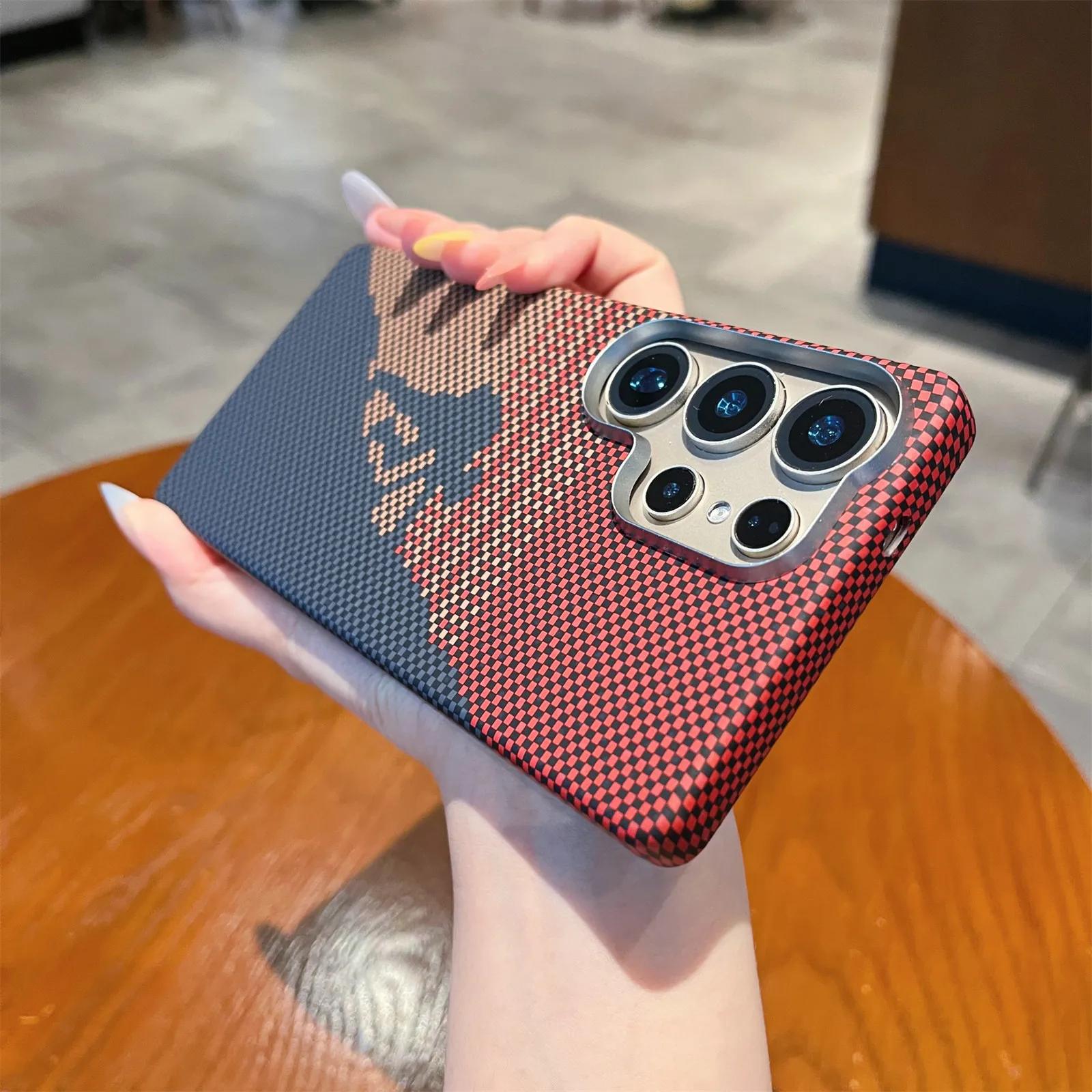 Semi Wrap Kevlar Magnetic Phone Case for Samsung Galaxy S25 S24 S23 Ultra Shockproof Slim New Carbon Fiber Protective Cover Galaxy S24 Ultra
Semi Wrap Kevlar Magnetic Phone Case for Samsung Galaxy S25 S24 S23 Ultra Shockproof Slim New Carbon Fiber Protective Cover Galaxy S24 Ultra