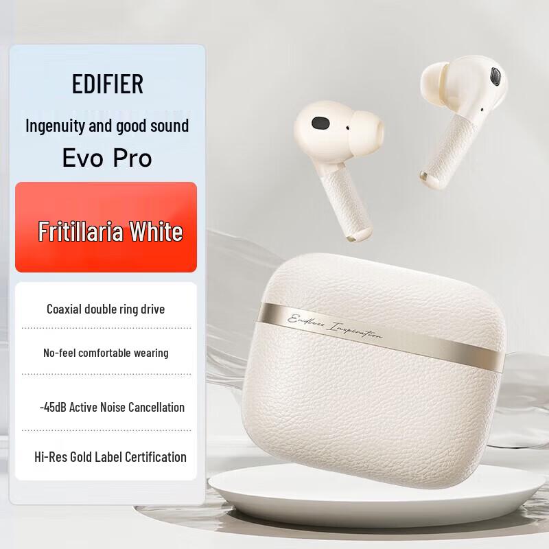 Edifier Evo Pro True Wireless Active Noise Cancelling Earbuds
Edifier Evo Pro True Wireless Active Noise Cancelling Earbuds