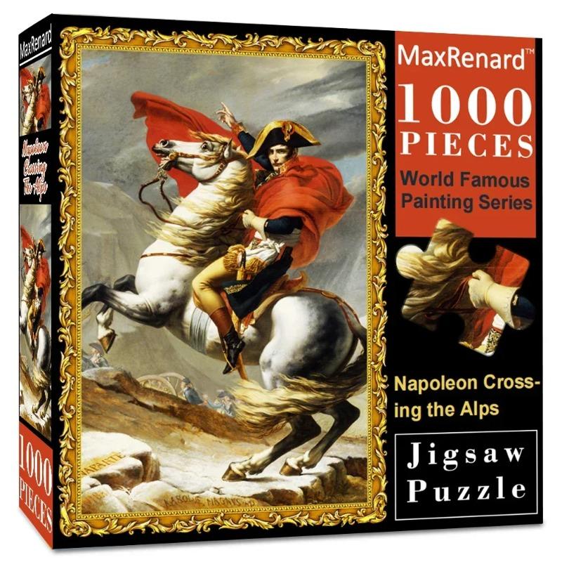 68*49 см пазл, 1000 шт., коллекция картин маслом, Наполеон, пересекающий Альпы, фигурка, статуя, серия, игрушки для взрослых
68*49 см пазл, 1000 шт., коллекция картин маслом, Наполеон, пересекающий Альпы, фигурка, статуя, серия, игрушки для взрослых