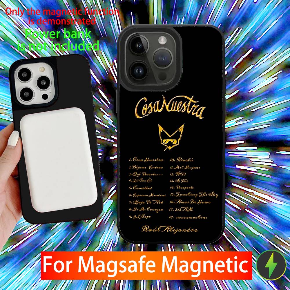 Rauw Alejandro Cosa Nuestra Phone Case For iPhone 16,15,14,13,12,11,Pro,Max,Plus,Mini,SE New Magsafe Magnetic Wireless Charging iPhone16
Rauw Alejandro Cosa Nuestra Phone Case For iPhone 16,15,14,13,12,11,Pro,Max,Plus,Mini,SE New Magsafe Magnetic Wireless Charging iPhone16