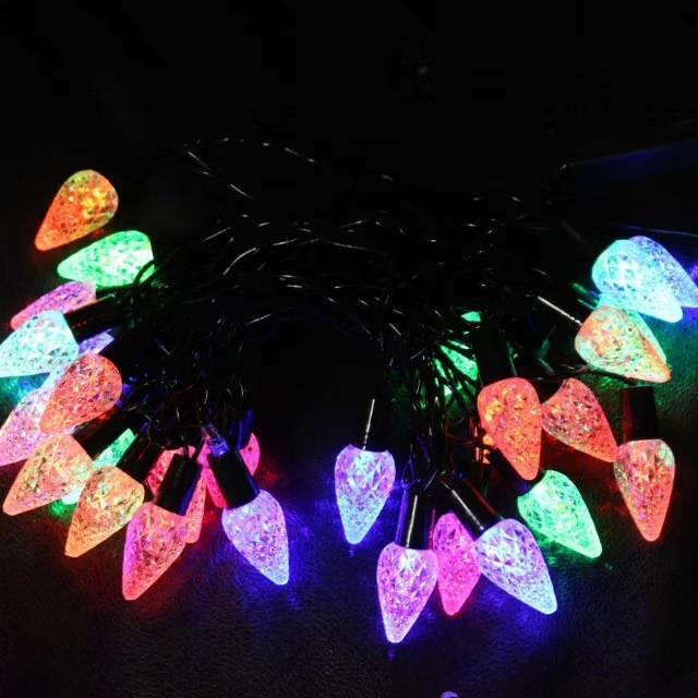 Multi-Size LED Strawberry String Lights: Indoor & Outdoor Plug-In Decorative Colored Lights for Holidays and Courtyard Ambiance. Plug-in Black Line 28L 5M Dual Flash
Multi-Size LED Strawberry String Lights: Indoor & Outdoor Plug-In Decorative Colored Lights for Holidays and Courtyard Ambiance. Plug-in Black Line 28L 5M Dual Flash