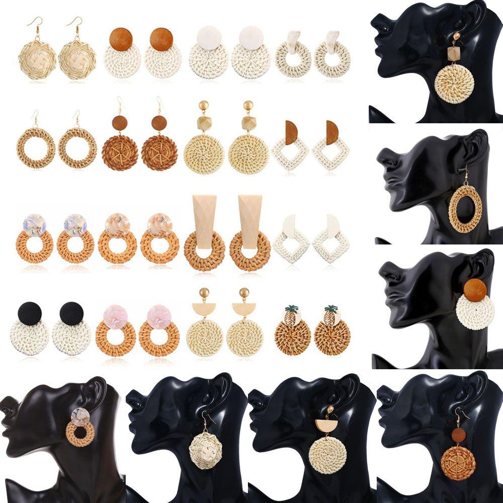 Bohemian Long Dangle Drop Pendent Drop Earring Rattan Vine Knit Handmade Bamboo Braid Earrings
Bohemian Long Dangle Drop Pendent Drop Earring Rattan Vine Knit Handmade Bamboo Braid Earrings