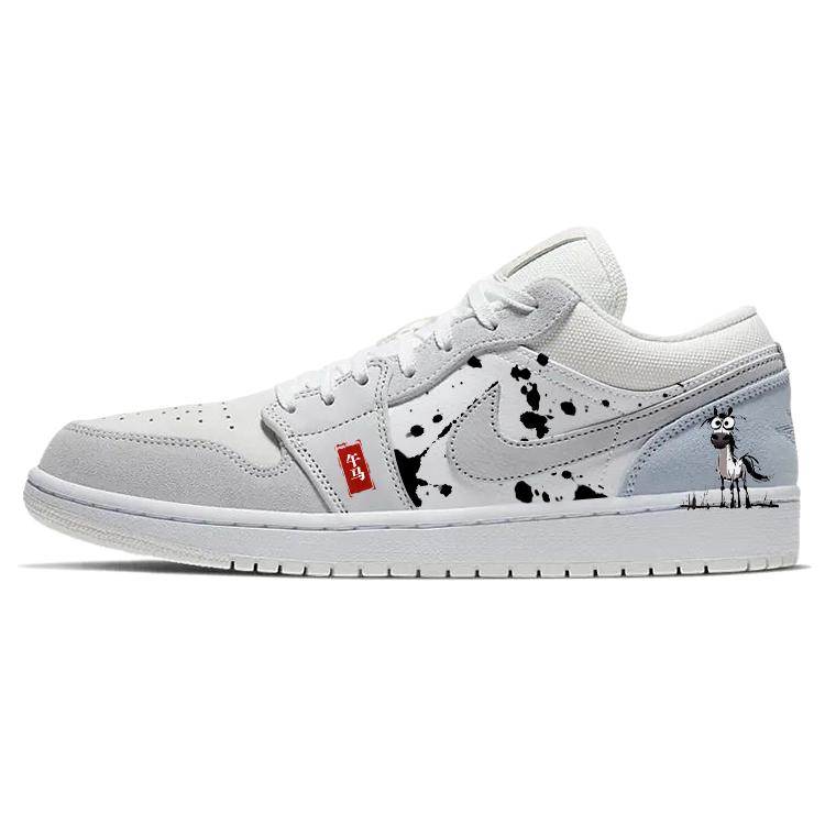 Jordan Air Jordan 1 Vintage Basketball Shoes Unisex Low top White/Gray CV3043-100(Team366-) 45
Jordan Air Jordan 1 Vintage Basketball Shoes Unisex Low top White/Gray CV3043-100(Team366-) 45