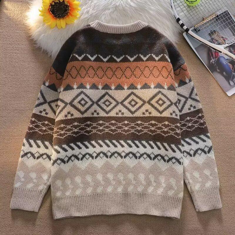 Men s Vintage Geometric Pattern Knit Sweater Crew Neck Ethnic Style Pullover M хакі
Men s Vintage Geometric Pattern Knit Sweater Crew Neck Ethnic Style Pullover M хакі
