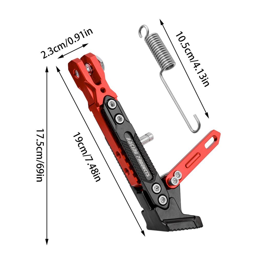 Подножка для мотоцикла, регулируемая металлическая ножка, боковая опора, парковочный кронштейн для электрического мотоцикла, парковочная ножка, боковая опора красный
Подножка для мотоцикла, регулируемая металлическая ножка, боковая опора, парковочный кронштейн для электрического мотоцикла, парковочная ножка, боковая опора красный