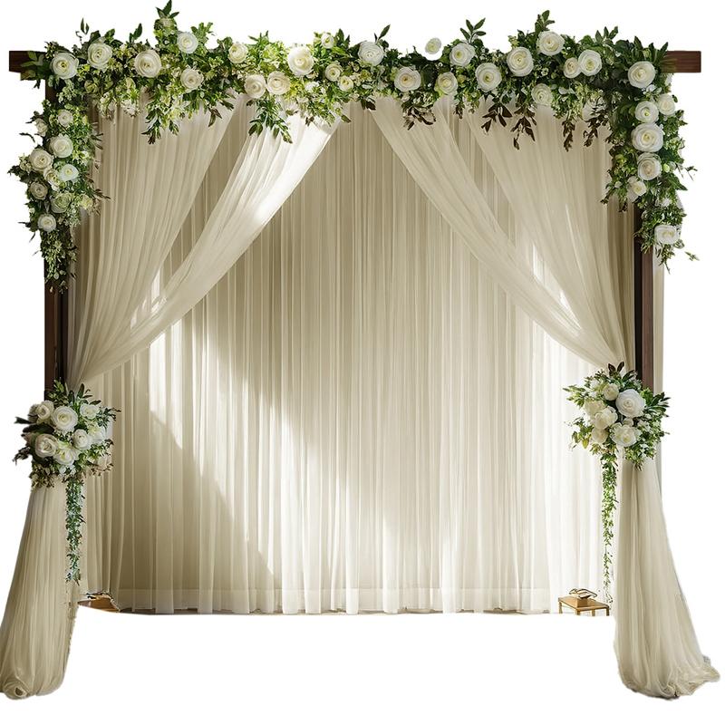 150*300см Сетчатая марлевая декоративная занавеска для вечеринки, свадебный фон, пряжа 2pcs
150*300см Сетчатая марлевая декоративная занавеска для вечеринки, свадебный фон, пряжа 2pcs