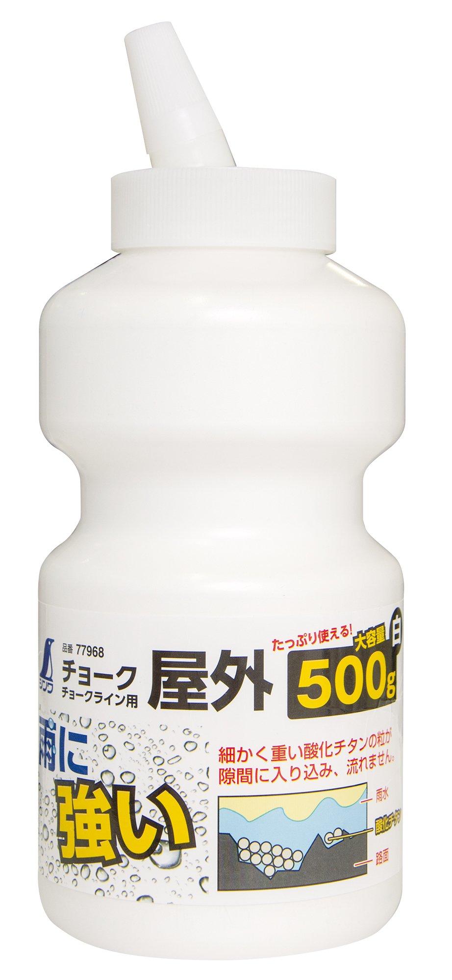 Shinwa Sokutei Chalk Powder Chalk for Chalk Line Outdoor White 500 г 77968 білий 
Shinwa Sokutei Chalk Powder Chalk for Chalk Line Outdoor White 500 г 77968 білий
