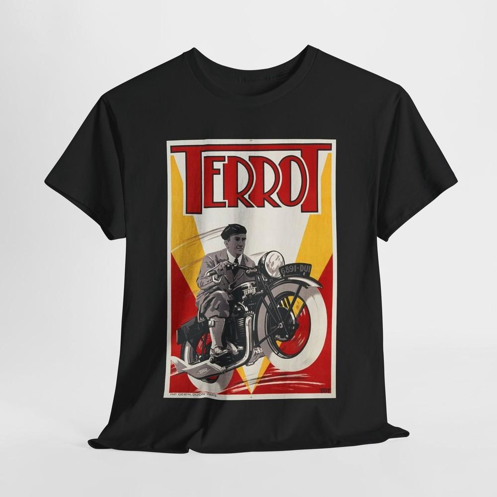 Vintage Terrot Motorcycle Poster AD Retro T-Shirt, Heavy Cotton Tee, Unisex Unisex T-Shirt XXXXL
Vintage Terrot Motorcycle Poster AD Retro T-Shirt, Heavy Cotton Tee, Unisex Unisex T-Shirt XXXXL