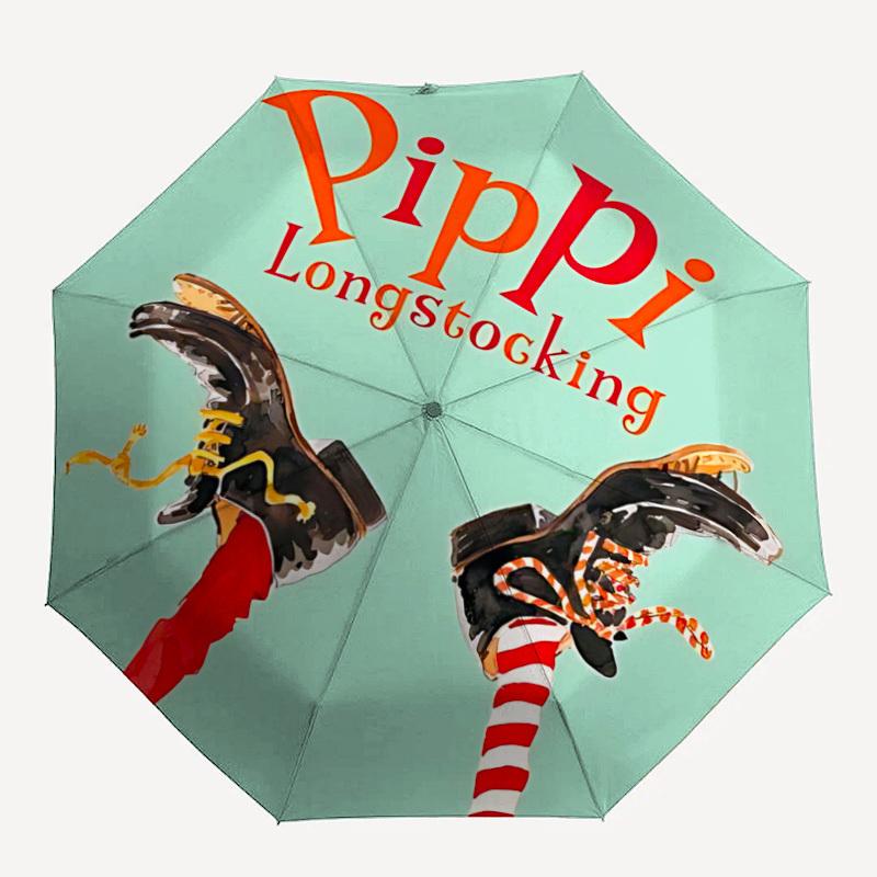 1pc Pippi Longstocking Automatic Folding Umbrella - Compact 8-Rib Design, Durable Plastic & Iron, 055
1pc Pippi Longstocking Automatic Folding Umbrella - Compact 8-Rib Design, Durable Plastic & Iron, 055