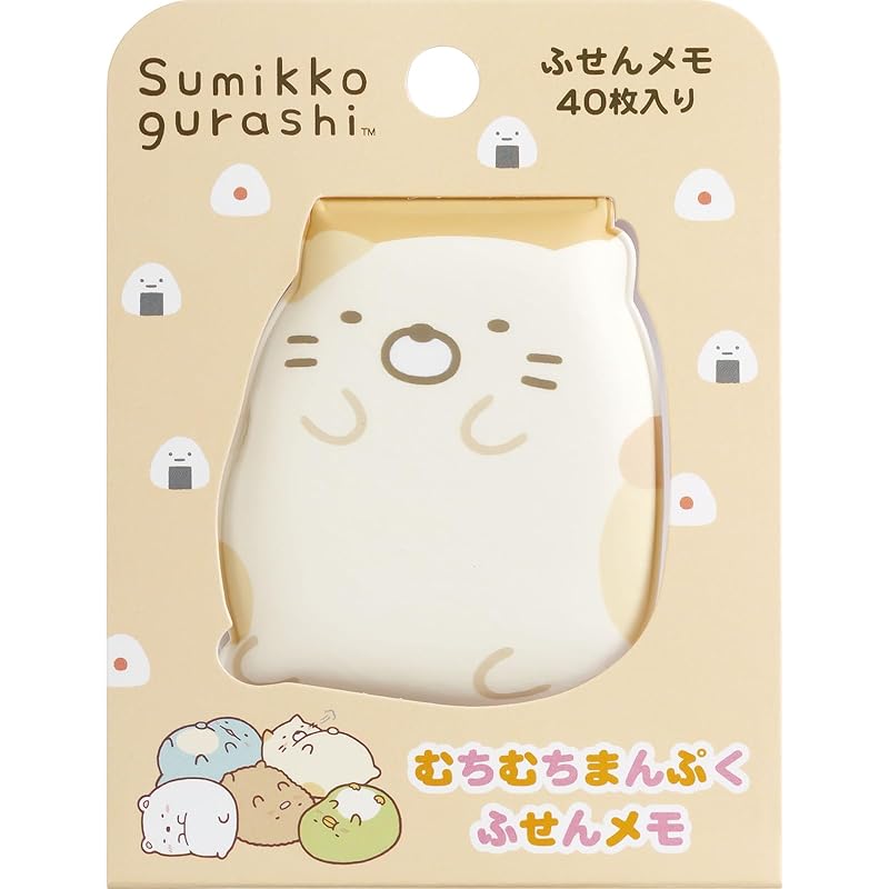 MH23403 Сумиккогураши, пухлая наклейка-заметка с котом 
MH23403 Сумиккогураши, пухлая наклейка-заметка с котом