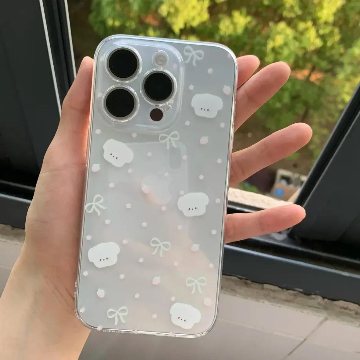 White Dog for Apple 17pro Mobile Phone Case New Silicone Anti-fall All-inclusive 16 Transparent Advanced 13 For Apple 6
White Dog for Apple 17pro Mobile Phone Case New Silicone Anti-fall All-inclusive 16 Transparent Advanced 13 For Apple 6