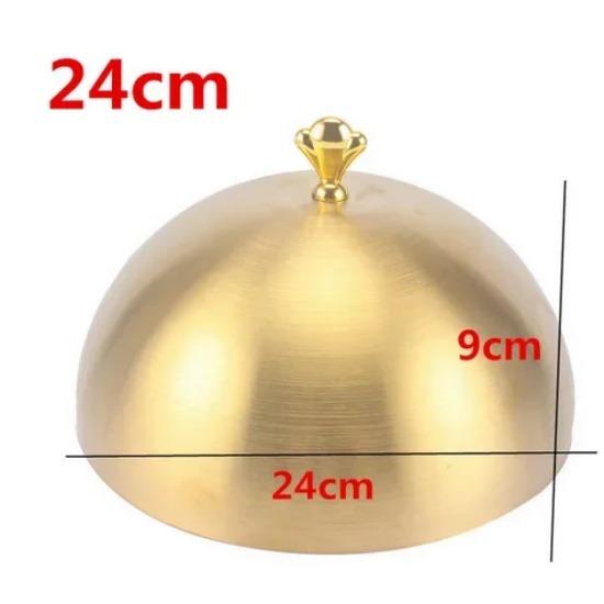 Крышка для тарелки из нержавеющей стали, круглая золотая крышка для стейка, западная еда, без магнита, крышка для сковороды, усиливающая эффект корейского барбекю, крышка для горшка для барбекю
Крышка для тарелки из нержавеющей стали, круглая золотая крышка для стейка, западная еда, без магнита, крышка для сковороды, усиливающая эффект корейского барбекю, крышка для горшка для барбекю