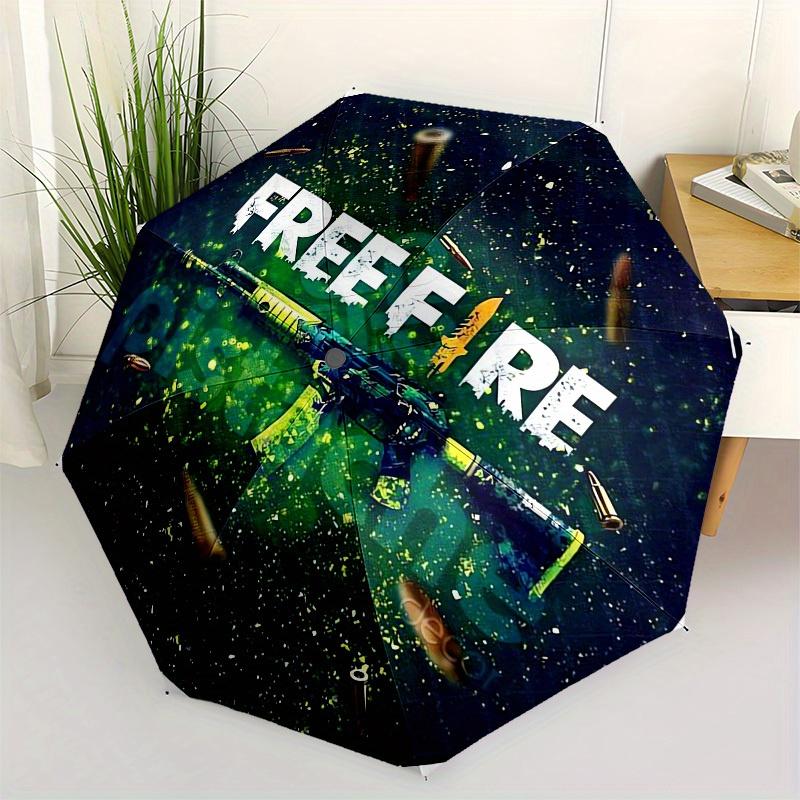 1pc Free Fire Gaming Decor Umbrella with Plastic Handle,Suitable for All Seasons Home Travel Outdoor UmbrellaM1105
1pc Free Fire Gaming Decor Umbrella with Plastic Handle,Suitable for All Seasons Home Travel Outdoor UmbrellaM1105