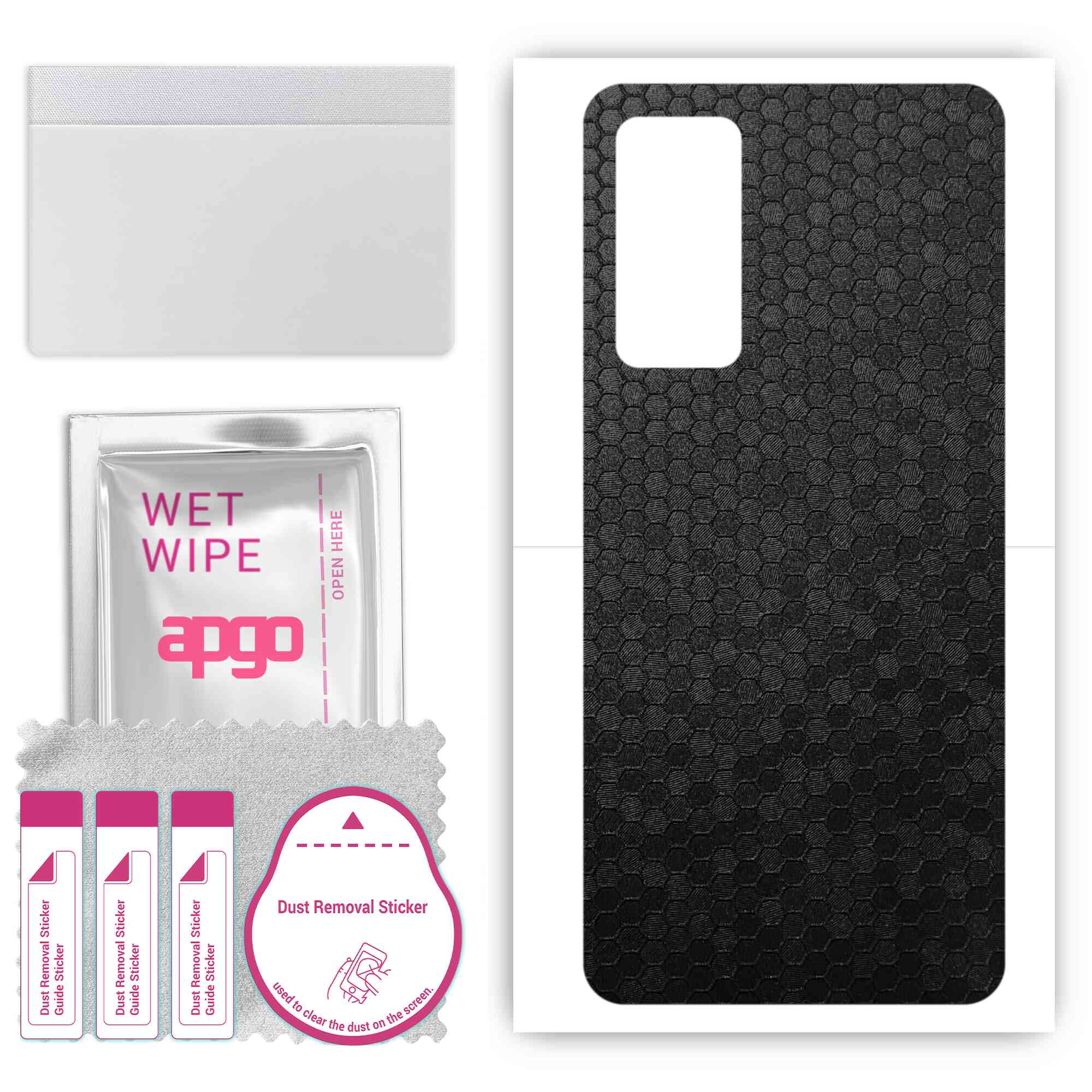 apgo Protective Skin Sticker for the back compatible with Honor Play 4, Wrap Film, Foil, Vinyl - Pattern Black Honeycomb
apgo Protective Skin Sticker for the back compatible with Honor Play 4, Wrap Film, Foil, Vinyl - Pattern Black Honeycomb