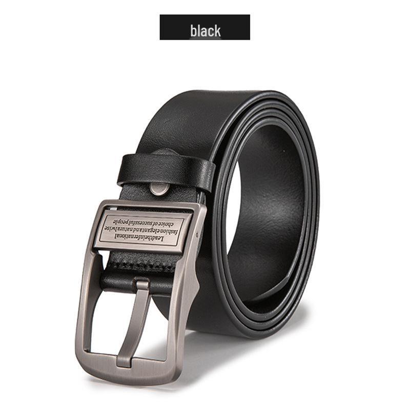 Retro Letter Alloy Pin Buckle Leather Belt - Versatile Fashion for Suit Pants & Trousers 110cm
Retro Letter Alloy Pin Buckle Leather Belt - Versatile Fashion for Suit Pants & Trousers 110cm