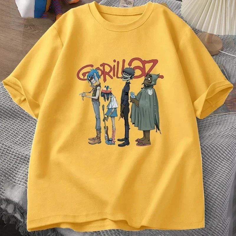 Music Band Gorillaz PUNK ROCK Printed Men s Fashion O-Neck European Cotton Short Sleeved T-shirt Retro Y2K Clothing T-shirt XXXXXL коричневий
Music Band Gorillaz PUNK ROCK Printed Men s Fashion O-Neck European Cotton Short Sleeved T-shirt Retro Y2K Clothing T-shirt XXXXXL коричневий