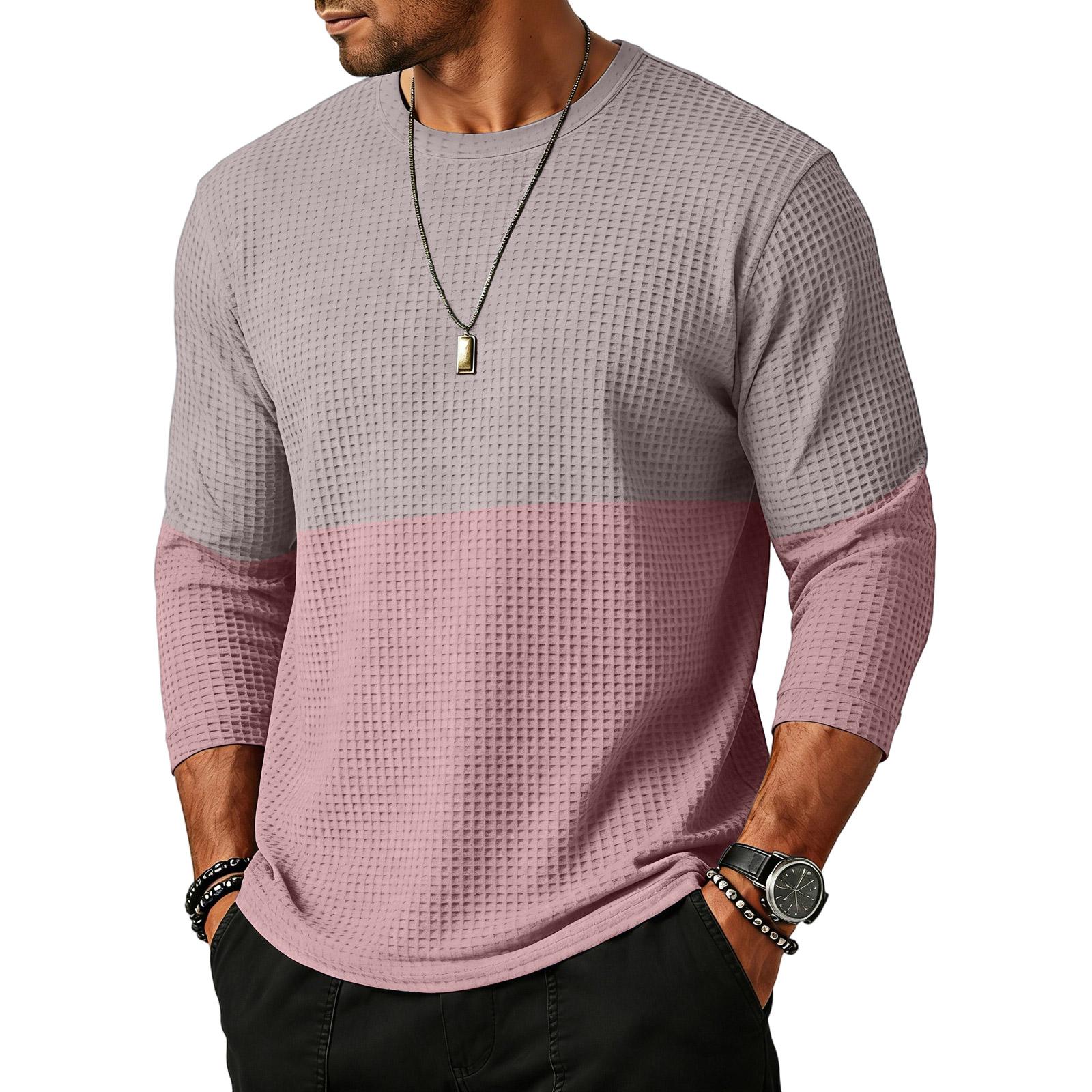 Men’s Long Sleeve Knit Crewneck Top Casual Loose Fit Lightweight Pullover Block Design Shirt L
Men’s Long Sleeve Knit Crewneck Top Casual Loose Fit Lightweight Pullover Block Design Shirt L