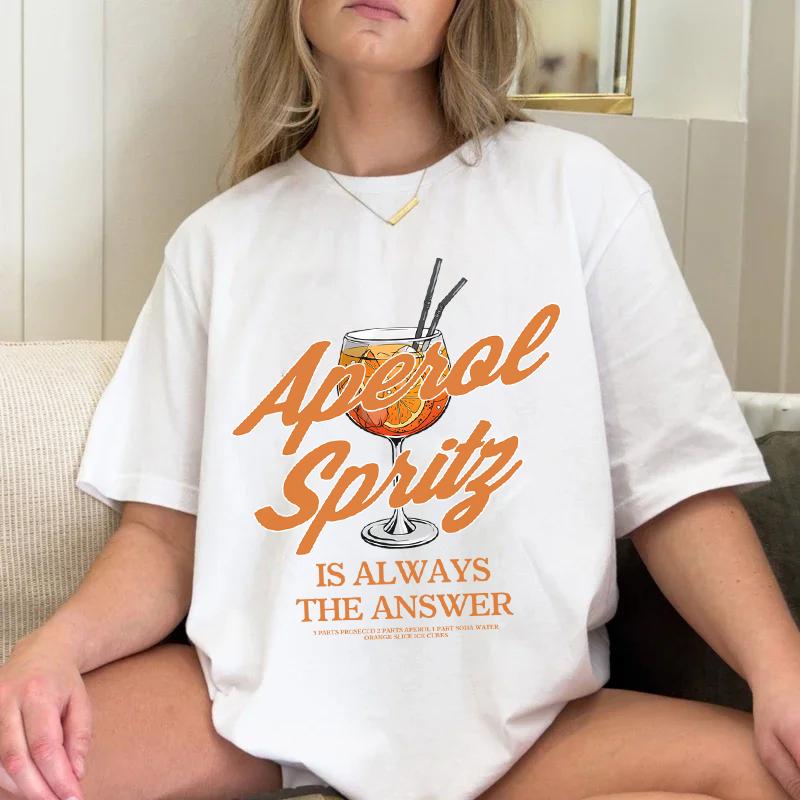 Футболки с забавными цитатами для женщин Aperol Spritz Ретро Футболка с алкогольным напитком Хлопковая Свободная Футболка с графикой для коктейльной вечеринки Унисекс Топы Подарки XXL хаки
Футболки с забавными цитатами для женщин Aperol Spritz Ретро Футболка с алкогольным напитком Хлопковая Свободная Футболка с графикой для коктейльной вечеринки Унисекс Топы Подарки XXL хаки