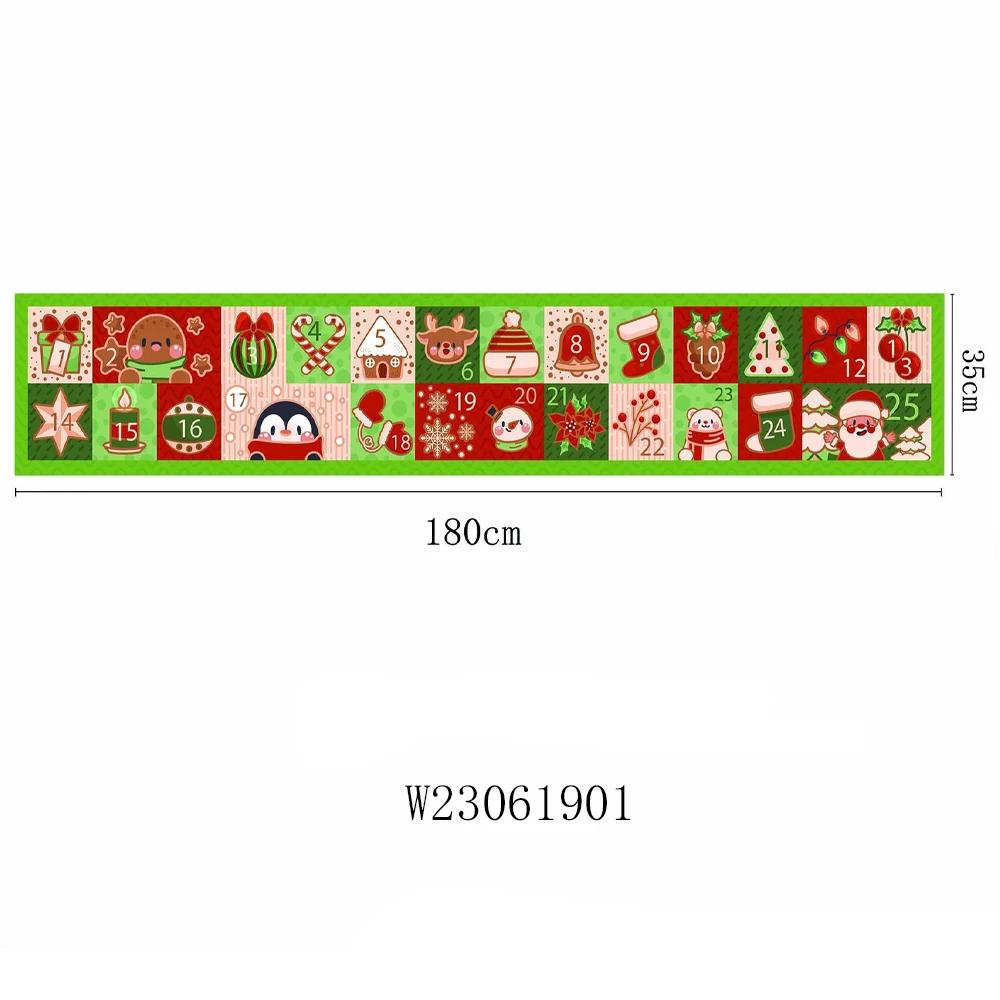 180*35cm Christmas Table Runner Cloth Xmas Tree Santa Snowflake Table Runners Flag Home Party Dining Table Cloths Decorations 180x35cm
180*35cm Christmas Table Runner Cloth Xmas Tree Santa Snowflake Table Runners Flag Home Party Dining Table Cloths Decorations 180x35cm