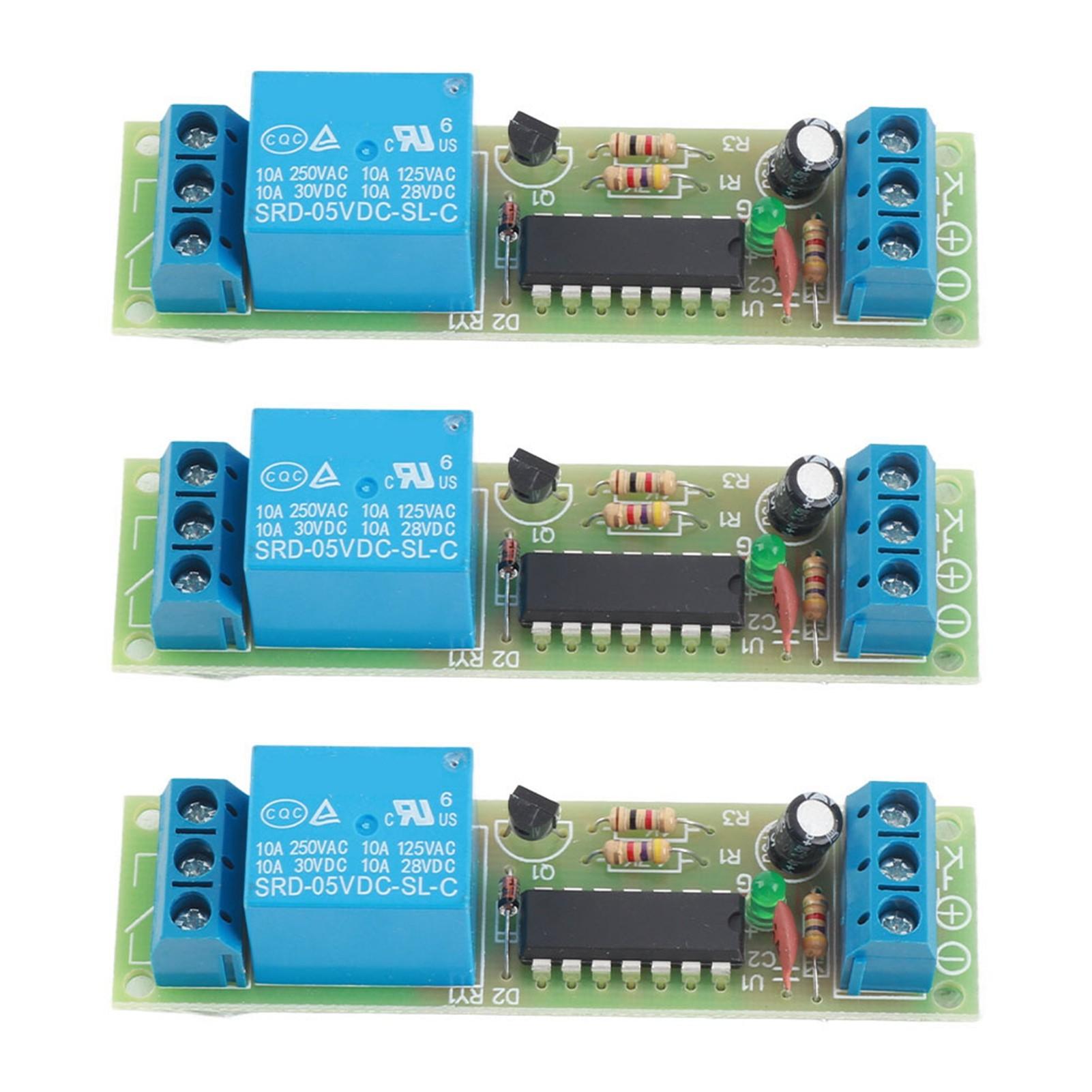 3Pcs Relay Module CD4013 Chip 1 Channel NO NC Single Pole Double Throw with Optocoupler Isolation 5VDC
3Pcs Relay Module CD4013 Chip 1 Channel NO NC Single Pole Double Throw with Optocoupler Isolation 5VDC