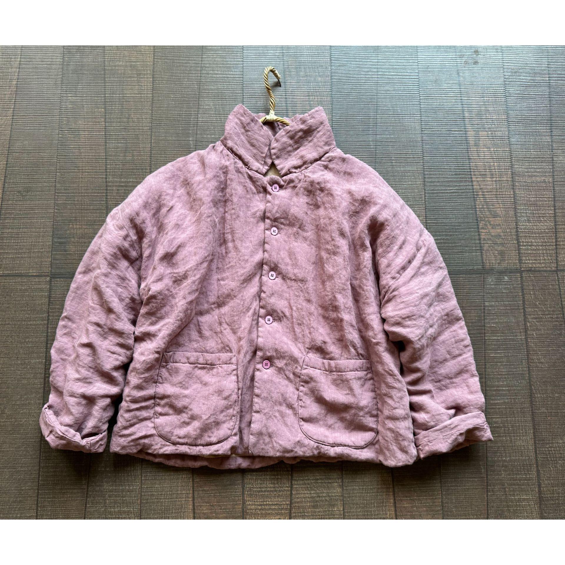 Johnature Женское зимнее пальто в китайском стиле с карманами на пуговицах, с длинным рукавом и отложным воротником, однотонное женское One Size
Johnature Женское зимнее пальто в китайском стиле с карманами на пуговицах, с длинным рукавом и отложным воротником, однотонное женское One Size