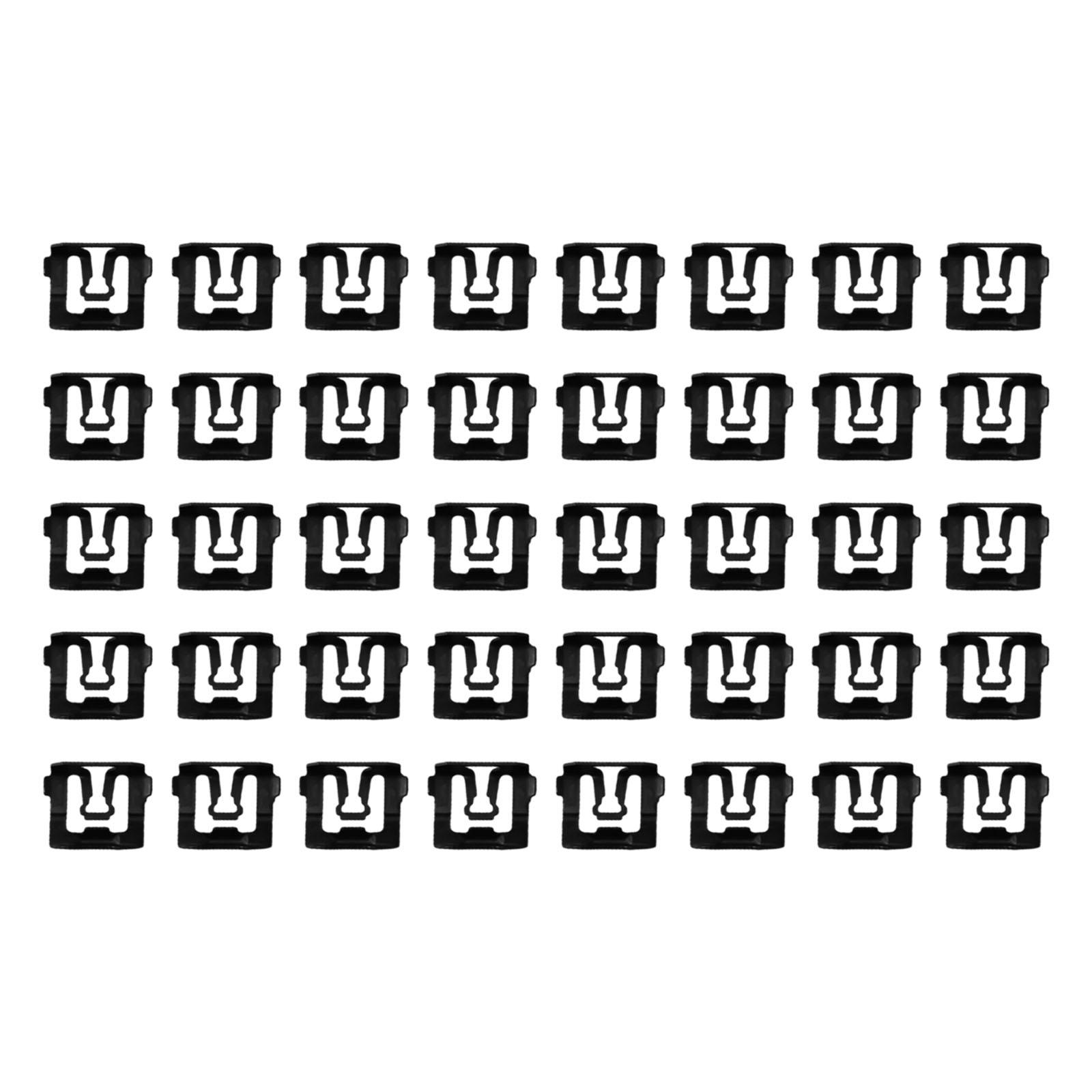 High Quality Car Windshield Clips Trim Molding Clips Car Interior 40PCS Black Car Clips Fasteners For Ford 64-93
High Quality Car Windshield Clips Trim Molding Clips Car Interior 40PCS Black Car Clips Fasteners For Ford 64-93