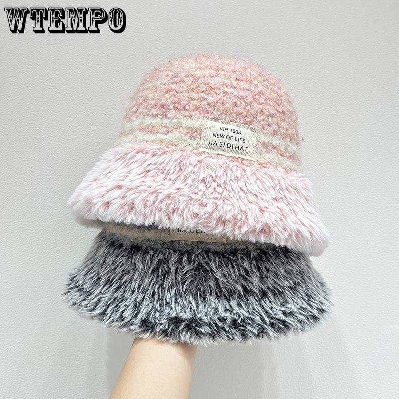 Korean Version Women s Plush Knitted Hat Women s Autumn and Winter Fisherman Hat Stripes Thick Warm Hat one size
Korean Version Women s Plush Knitted Hat Women s Autumn and Winter Fisherman Hat Stripes Thick Warm Hat one size
