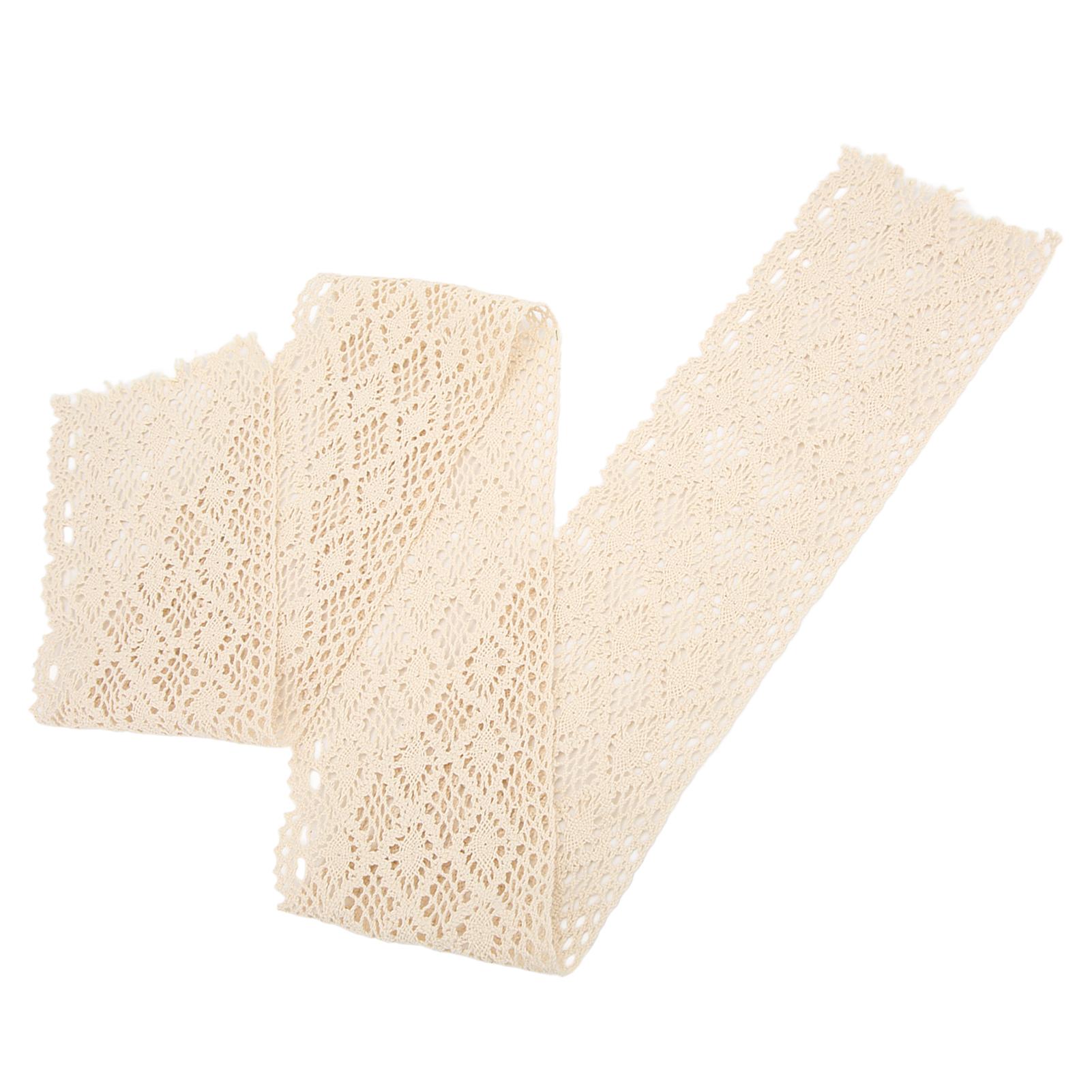 Lace Ribbon Cotton Thrd 5 Yards Exquisite Decorative Accessories for Clothing Decoration Curtain
Lace Ribbon Cotton Thrd 5 Yards Exquisite Decorative Accessories for Clothing Decoration Curtain
