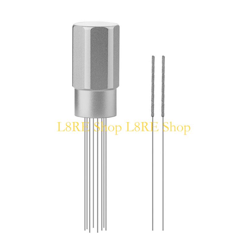 L8RE Espresso Tool Metal Espresso Coffee Stirrer Heavy Duty Espresso Distribution Tool Stainless Steel Coffee Tool Ground срібний
L8RE Espresso Tool Metal Espresso Coffee Stirrer Heavy Duty Espresso Distribution Tool Stainless Steel Coffee Tool Ground срібний