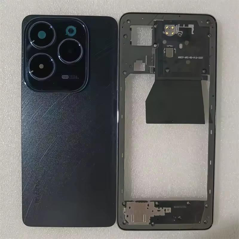 A+++ Full Housing For Infinix Hot 40 Pro X6837 Middle Frame+Battery Back Cover Rear Door Cover With Camera Lens Replace чорний
A+++ Full Housing For Infinix Hot 40 Pro X6837 Middle Frame+Battery Back Cover Rear Door Cover With Camera Lens Replace чорний