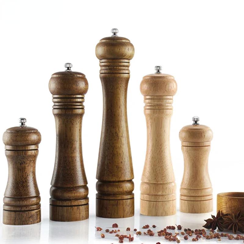 5/8/10inch Wood Salt and Pepper Grinder Solid Wood Spice Mill with Strong Adjustable Ceramic Grinder Kitchen Cooking Tools
5/8/10inch Wood Salt and Pepper Grinder Solid Wood Spice Mill with Strong Adjustable Ceramic Grinder Kitchen Cooking Tools