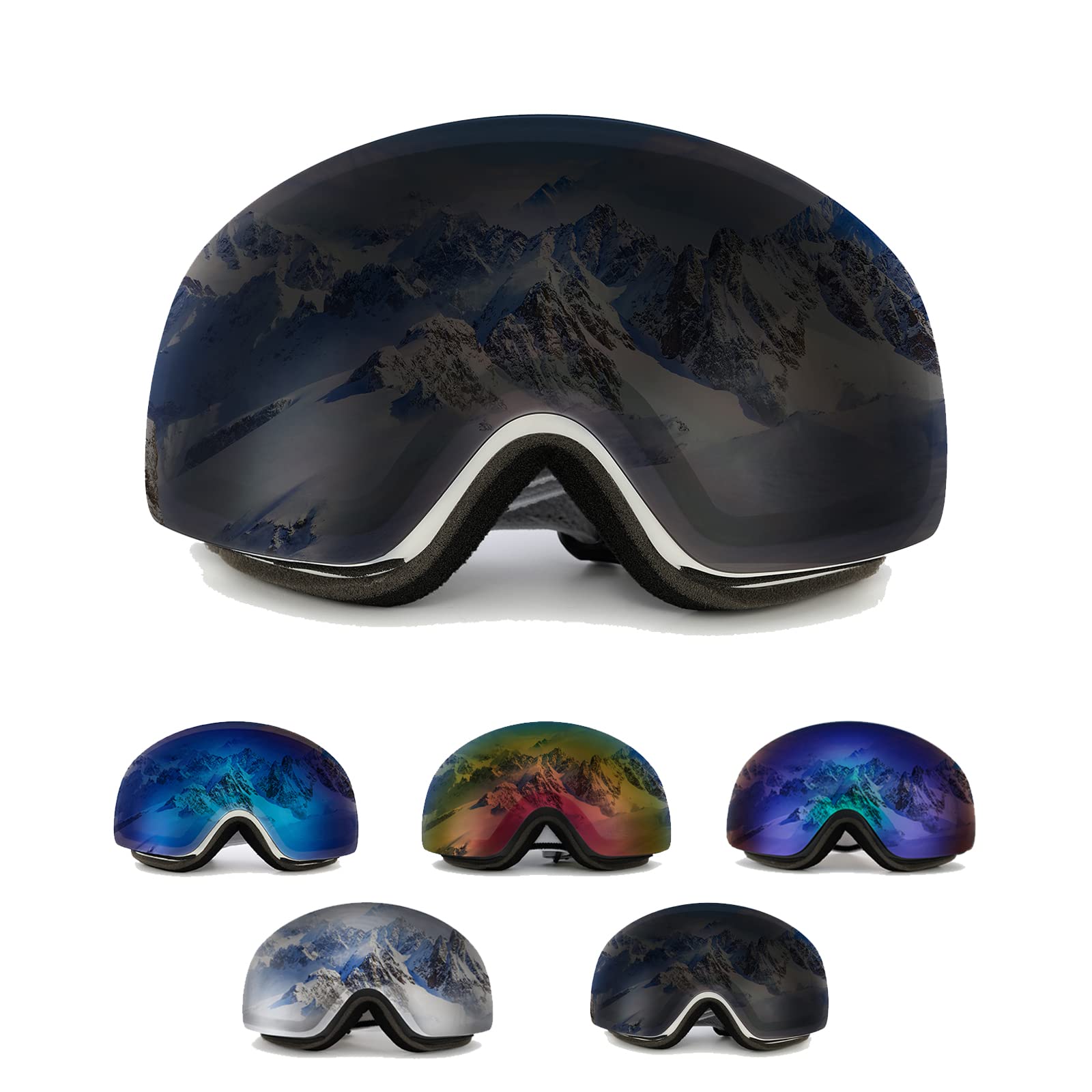 Лыжные очки OTG Snow UV для сноубординга, зеркало с широким обзором, бейсбольные очки, совместимые со сноубордом, для горных видов спорта, ударопрочные, подходят для
Лыжные очки OTG Snow UV для сноубординга, зеркало с широким обзором, бейсбольные очки, совместимые со сноубордом, для горных видов спорта, ударопрочные, подходят для