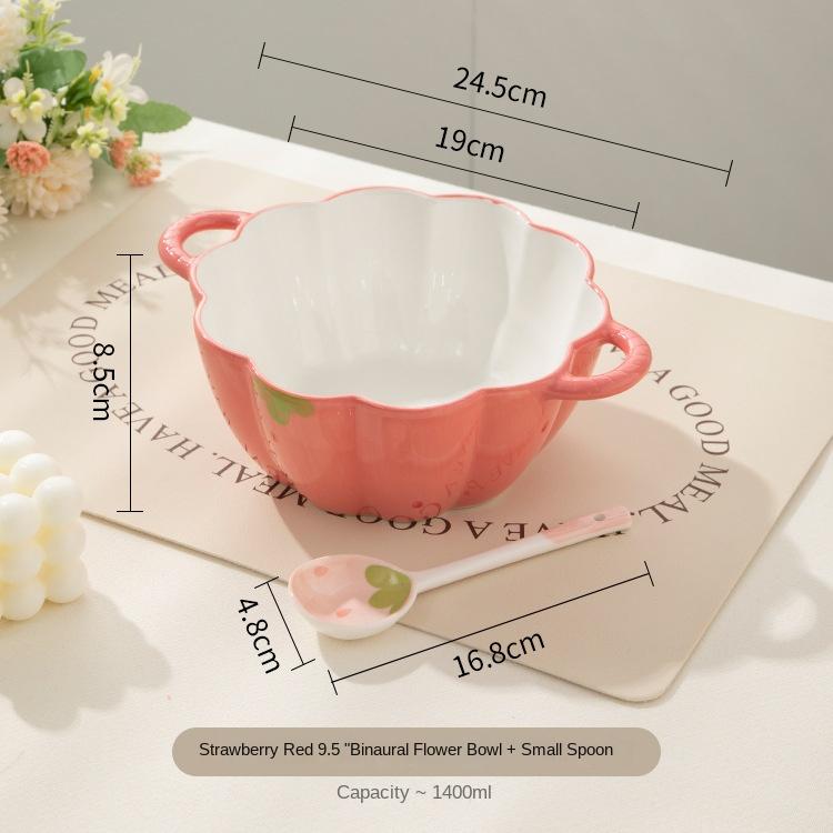 Посуда керамическая подглазурная цветная большая емкость бинауральная японская миска для лапши быстрого приготовления бытовая с ручкой простая и современная
Посуда керамическая подглазурная цветная большая емкость бинауральная японская миска для лапши быстрого приготовления бытовая с ручкой простая и современная