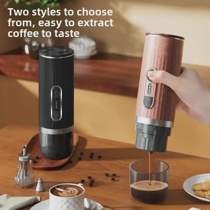 Portable Wireless Espresso Machine: 3-in-1 Italian Automatic Capsule & Coffee Powder System
Portable Wireless Espresso Machine: 3-in-1 Italian Automatic Capsule & Coffee Powder System