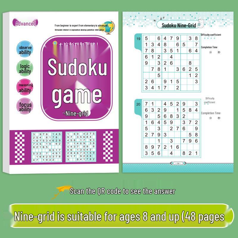 Beginner s Sudoku Book for Kids: Educational Puzzles with 4x4, 6x6, and 9x9 Grids
Beginner s Sudoku Book for Kids: Educational Puzzles with 4x4, 6x6, and 9x9 Grids