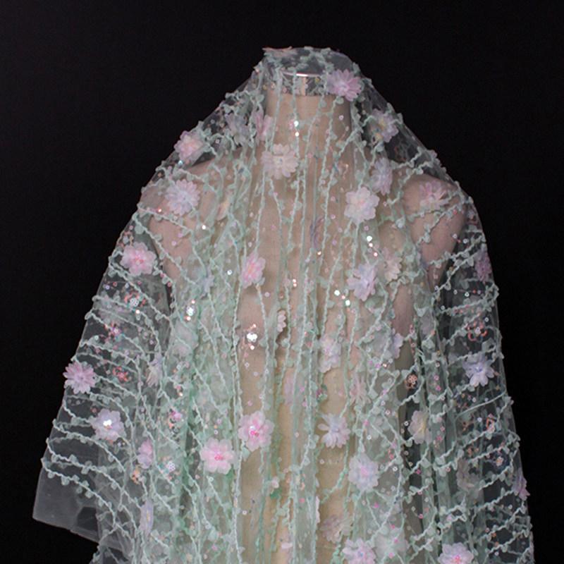 50*140cm 3D Flower Embroidery Mesh Fabric Sequin Embroidered Plum Flower Tulle Lace Fabric For Sewing Fashion Dress Garment 50x140cm
50*140cm 3D Flower Embroidery Mesh Fabric Sequin Embroidered Plum Flower Tulle Lace Fabric For Sewing Fashion Dress Garment 50x140cm