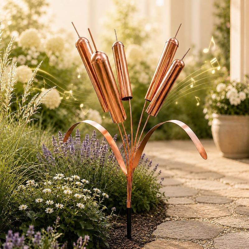Cattail Wind Chimes for Outdoor Decor, Rustic Melodic Copper Decorative Garden Stakes for Patio, Lawn Ornament Yard Art, Planters Gift Idea 30CM
Cattail Wind Chimes for Outdoor Decor, Rustic Melodic Copper Decorative Garden Stakes for Patio, Lawn Ornament Yard Art, Planters Gift Idea 30CM