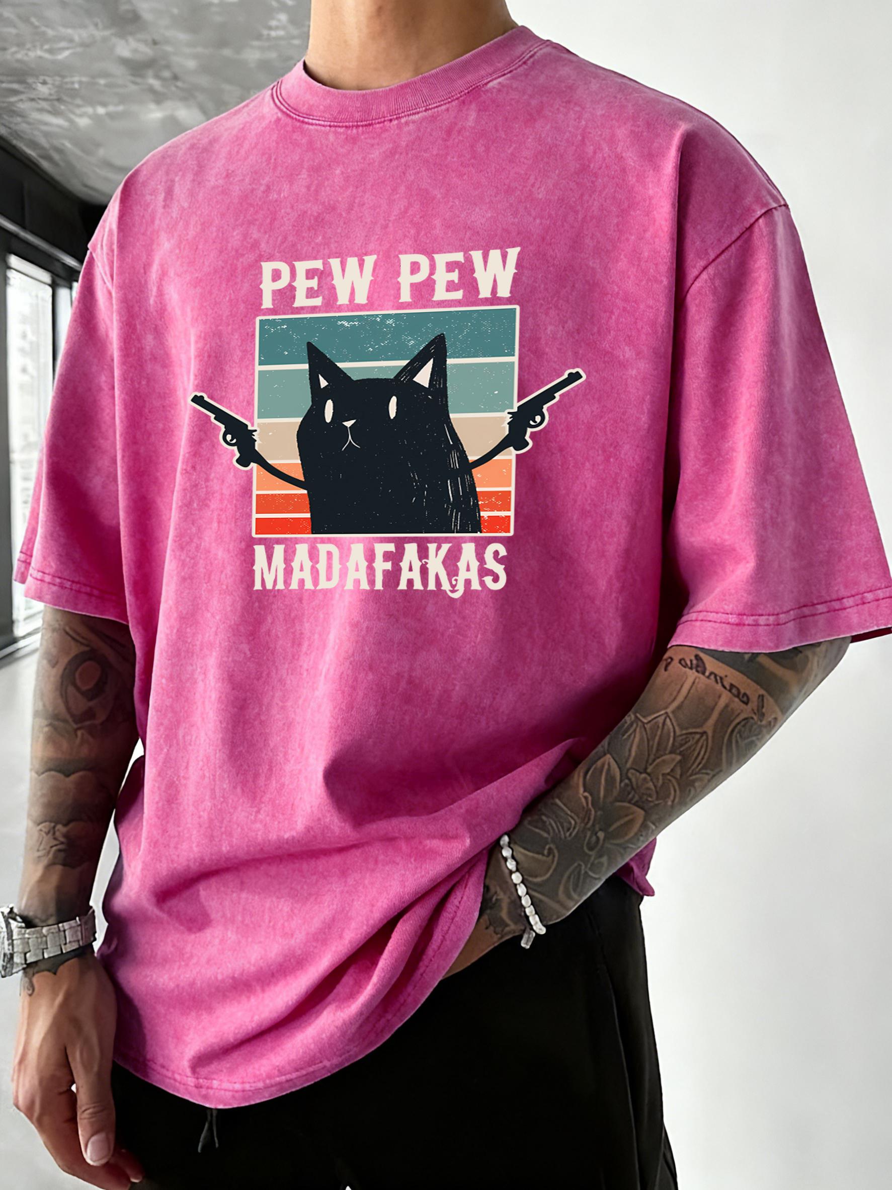 Pew Pew Madafaks Cute Funny Printed Washed T Shirts Soft Breathable TShirt Cotton Loose Short Sleeves Vacation Men Streetwear S
Pew Pew Madafaks Cute Funny Printed Washed T Shirts Soft Breathable TShirt Cotton Loose Short Sleeves Vacation Men Streetwear S
