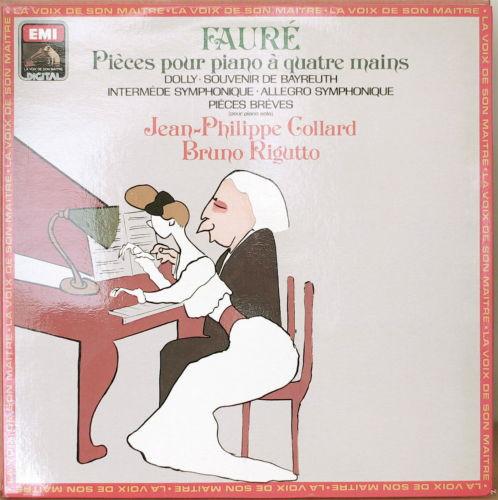 LP Record JEAN-PHILIPPE COLLARD, BRUNO RIGUTT - Faure: Pieces Pour Piano Quatre Mai 1731331 EMI 1983 France Classical Used
LP Record JEAN-PHILIPPE COLLARD, BRUNO RIGUTT - Faure: Pieces Pour Piano Quatre Mai 1731331 EMI 1983 France Classical Used