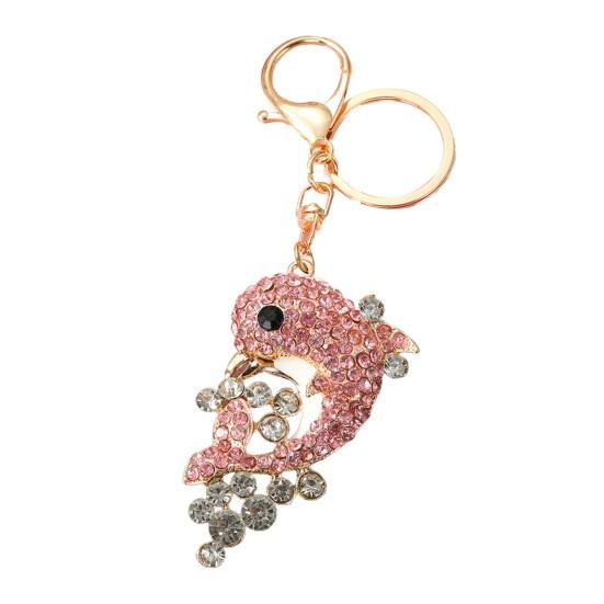 Rhinestone Dolphin Keychain Sparkling Sea Animal Car Key Ring Holder Backpack Purse Handbag Charm Christmas Birthday Gifts for Dolphin Lovers розовый
Rhinestone Dolphin Keychain Sparkling Sea Animal Car Key Ring Holder Backpack Purse Handbag Charm Christmas Birthday Gifts for Dolphin Lovers розовый